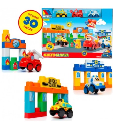 JUEGO DE BLOQUES Y COCHES