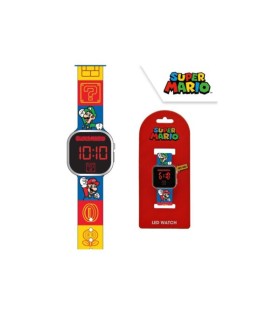 RELOJ LED DIGITAL SUPER MARIO