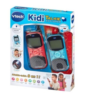 KIDI TALKIE EXPLORER AZUL Y ROJO