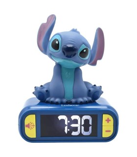 RELOJ DESPERTADOR 3D STITCH