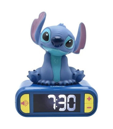 RELOJ DESPERTADOR 3D STITCH
