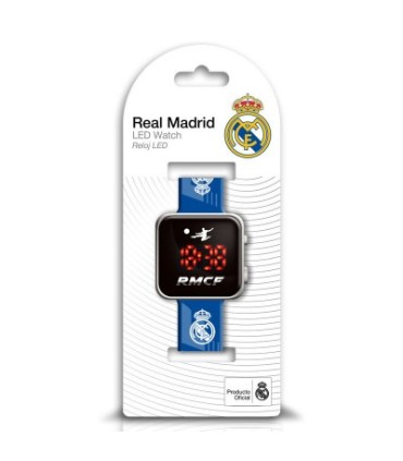 RELOJ LED DIGITAL REAL MADRID AZUL