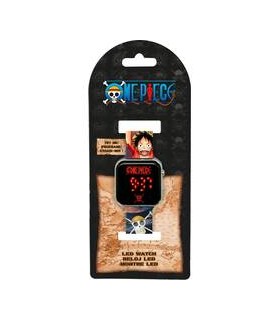 RELOJ LED DIGITAL ONE PIECE ROJO