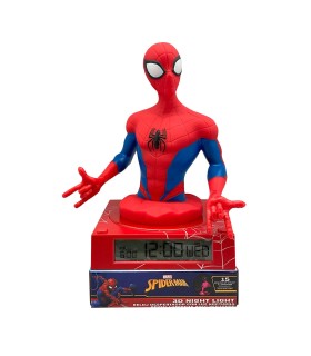 RELOJ DESPERTADOR 3D SPIDER-MAN