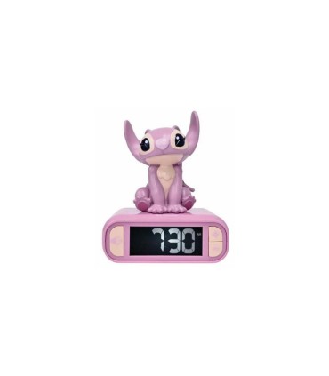 RELOJ DESPERTADOR 3D ANGEL STITCH 