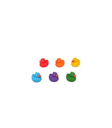 TUBO 6 PATITOS DE COLORES