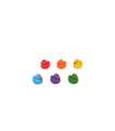 TUBO 6 PATITOS DE COLORES