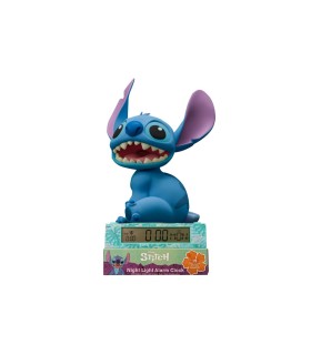 RELOJ DESPERTADOR 3D STITCH
