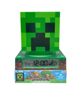 LÁMPARA RELOJ DESPERTADOR 3D MINECRAFT